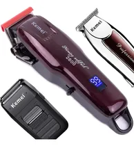 Comprar Maquina De Cabelo Kemei Pg2600 + Acabamento Km 9163+km 1102