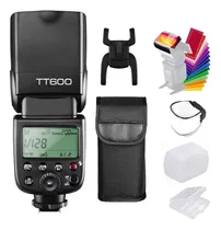 Comprar Flash Godox Tt600 Canon Nikon Nuevo + Difusor + Filtros