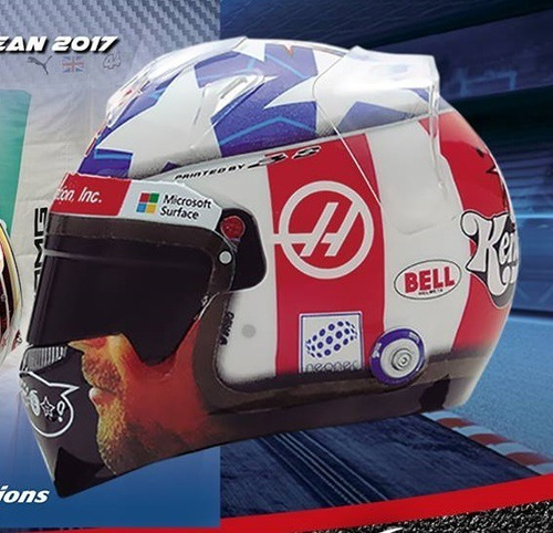 Casco De Colección F1 Grosjean #24 2019 - Edición Limitada