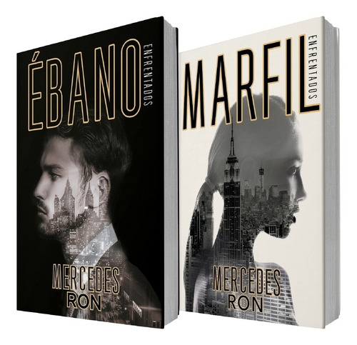 Pack Enfrentados Marfil + Ebano - Mercedes Ron 2 Libros