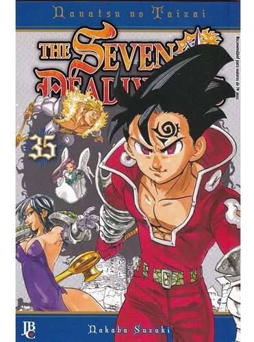 THE SEVEN DEADLY SINS VOL 35, de Nakaba Suzuki. Editora JBC, capa mole em português