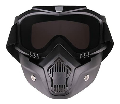 Careta Tactica Legión Máscara Integrada Visor Y Tapa Boca