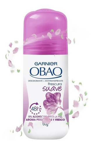 Desodorante Garnier Obao Suave - mL Fragancia Aroma Suave & Perdurable