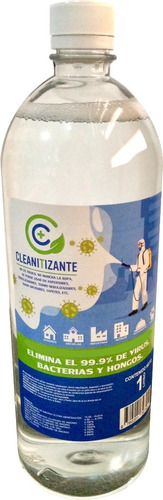 Sanitizante Líquido  1 L. Hospitalario, Hogar Y Alimenticio.