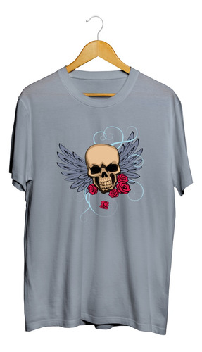 Playera Skull Craneo Calavera Diseño 454 Playeras Beloma