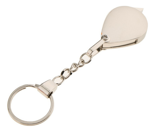 Lupa Plegable De La Joyería Del Bolsillo 15x Llavero De La