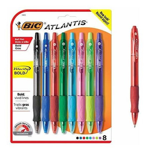 Bolígrafo Retráctil Bic Velocity Bold Fashion, Punto