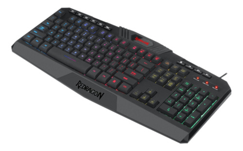 Imagen 2 de 2 de Teclado Gamer Redragon Harpe Pro K503a Rgb Español Qwerty