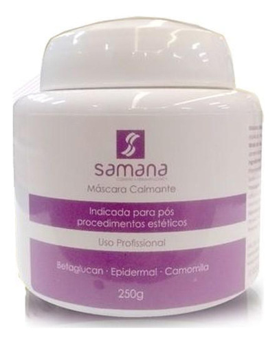 Máscara Calmante Betaglucan 250g - Samana