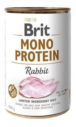 Brit Care Lata Mono Protein Conejo 400 Gr