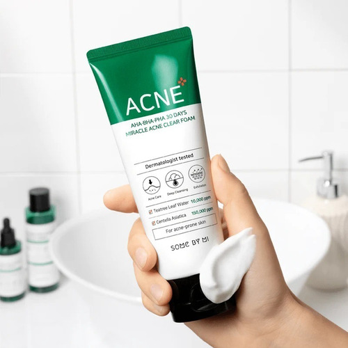 Some By Mi Miracle Acne Foam Espuma Limpiador Facial 100 Ml