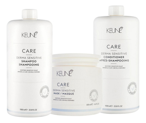  Kit Profissional Care Derma Sensitive Keune Sh Cond E Másc