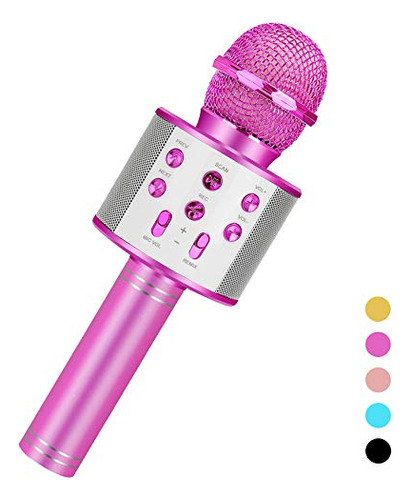 Niskite Microfono Inalambrico Bluetooth Para Karaoke, Juguet