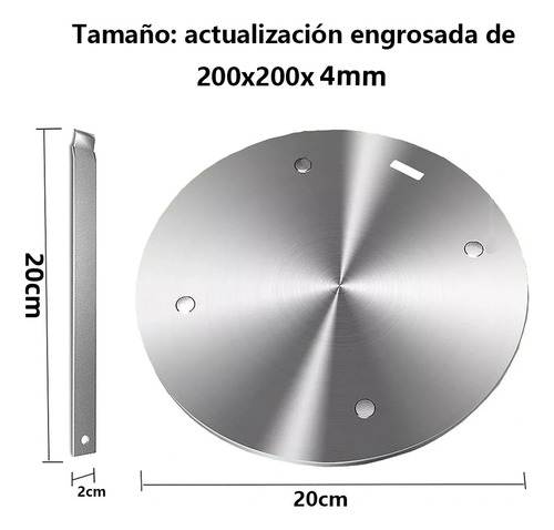 Placa De Conducción Calor Térmica Cocina De Inducción Sartén