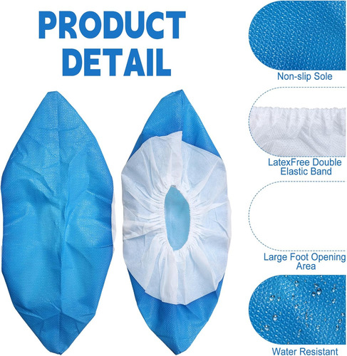 Paquete De 200 Fundas Desechables Extra Grandes Para Botas,