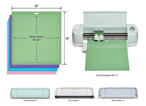 4 Pzas Corte Tapete For Cricut Silhouette Cameo 30x30 Cm