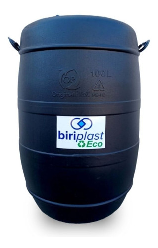 Biriplast Eco Bombona Nova 100 L Plástica 2 Bocas Fixas 