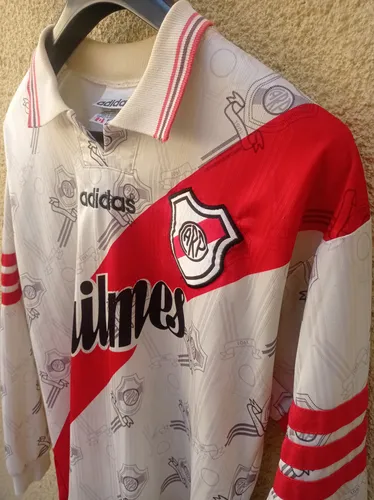 Camiseta River adidas 1997 Tricampeón Gallardo Utilería L (Usado)