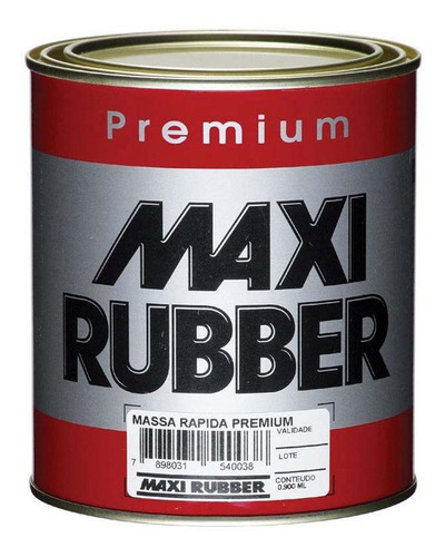 Massa Rápida Premium 1,25kg 2ma005 Maxi Rubber