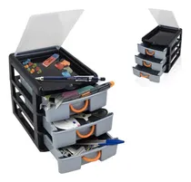 Comprar Organizador Multiuso 3 Gavetas Repartição Com Tampa Multiuso