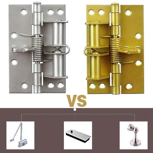 Herramientas De Bisagra De Puerta De Resorte Mejoras Plata