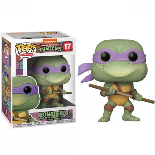 Boneco Funko Pop Tartarugas Ninja Donatello 17 Retro Toys