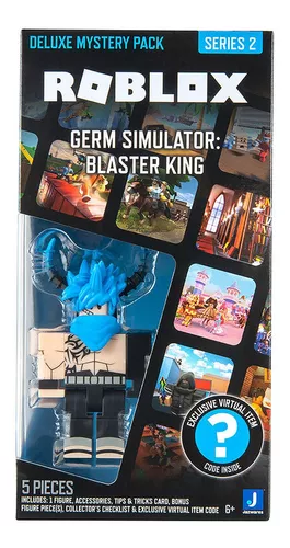 Roblox Series 2 Germ Simulator Blaster King Deluxe Mystery Pack + Ninja  Legend