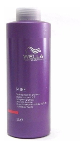 Wella Profesional Pure 1000ml Shampoo Purificante Pelo Graso