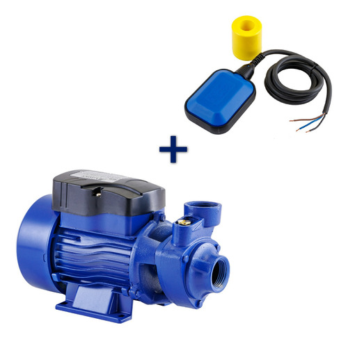 Bomba Periferica Elevadora Agua Vasser 1/2hp + Flotante Auto Color Azul Fase eléctrica Monofásica Frecuencia 50 Hz