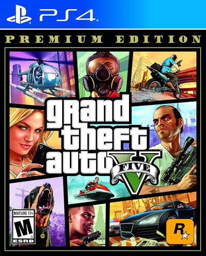 Grand Theft Auto V Ps4 - Premium Edition - Físico
