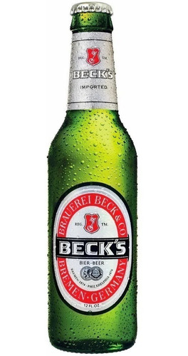 Cerveza Becks Porron 275 Ml Importada Alemania Pack X 2