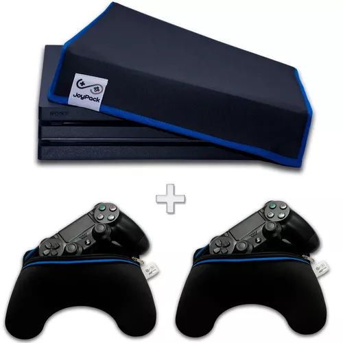 esquema Brisa alfombra Kit Premium 1 Funda Para Consola Ps4 (playstation 4 / Play4) + 2 Fundas Para  Joystick
