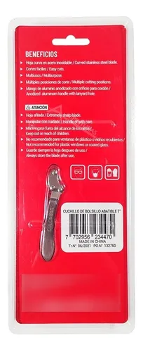 Cuchillo Abatible De Bolsillo 7'' Bellota Pro
