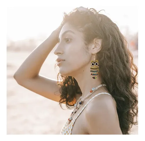 Pendientes Colgantes De Búho Vintage Bohemio, Lindos De Búho