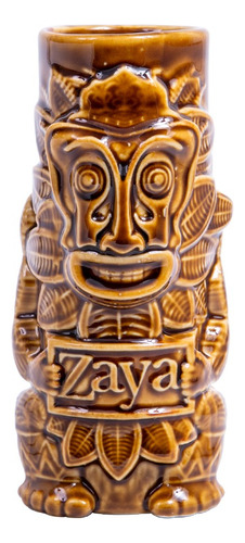 Tiki Vaso Hawaiiano Ceramica 400 Ml Cafe Brownstone Coctel