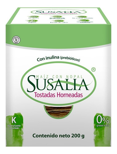 Tostada Susalia 200g Caja 12 Pzas