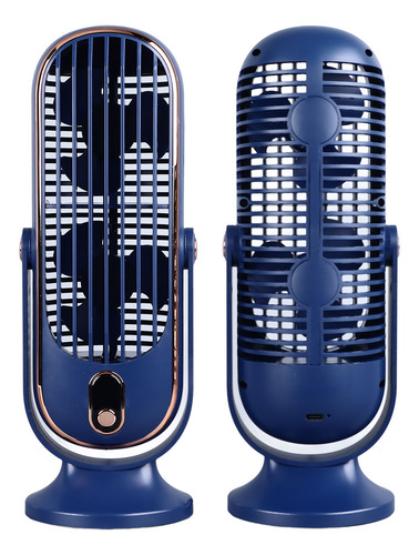 Ventilador De Mesa Con Conector Usb Portátil, 5 Marchas, Sil