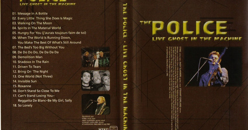 Dvd The Police Live Ghost In The Machine En Stock Musicanoba