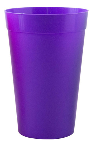 Eco Vaso Plastico Color Reutilizable Fiestas 1 Litro X 50u.