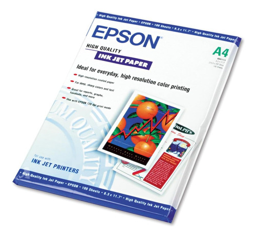 Epson 100 Hojas De Papel A4 Para Chorros De Tinta (el Emb...