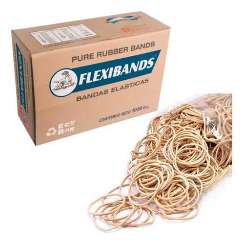 Bandas Elasticas Flexibands 40mm Caja X 1kg