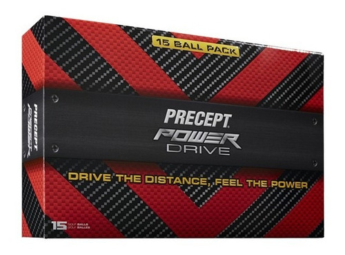 Pelota De Golf Bridgestone Precept Power Drive Caja X 15 Color Blanco