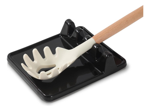 Soporte Para Utensilios Cerámicos Con Almohadilla De Goteo