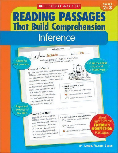 Reading Passages That Build Comprehension: Inference, De Linda Ward Beech. Editorial Scholastic Us, Tapa Blanda En Inglés