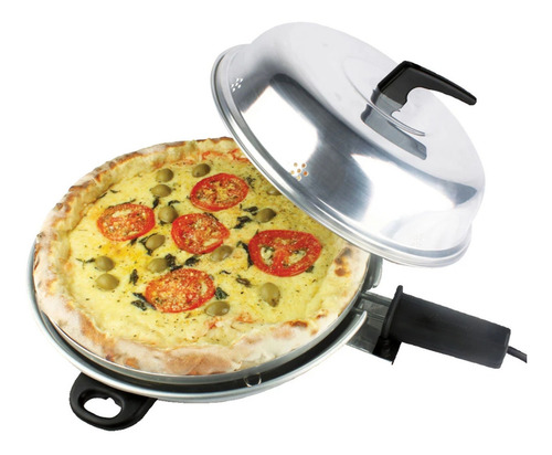Churrasqueira elétrica Cotherm Pizza Grill 127V preta/prata