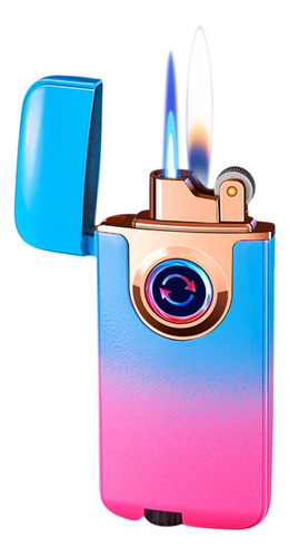 Encendedor De Gas L Cool Lighters, Inflable Blue Flame, Paqu
