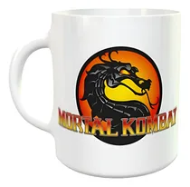 Comprar Taza Cerámica Sublimada Mortal Kombat Blanco Mortal Kombat D1