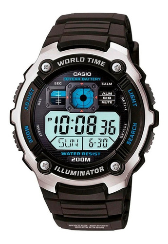 Reloj Casio Digital Varón / Ae-2000w-1av