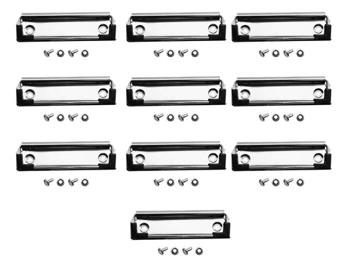 2 X 10x Clips Para Portapapeles Clips De Tablero De Archivo