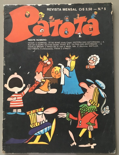 Kit 3 Revistas Patota - Nº 01, 02 E 05 (Usado)